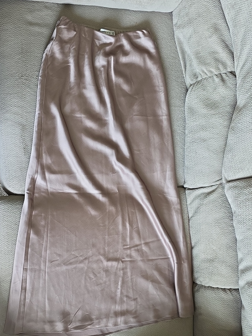 Abercrombie & Fitch Satin Light Maxi Skirt